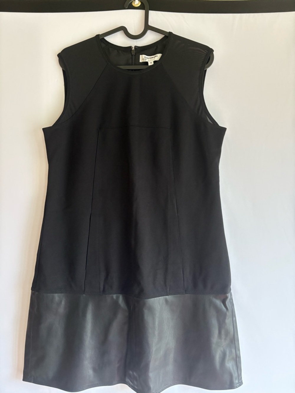 KaufmanFranco Kaufman Franco Vegan leather shift Dress Size 10 - Picture 3 of 7